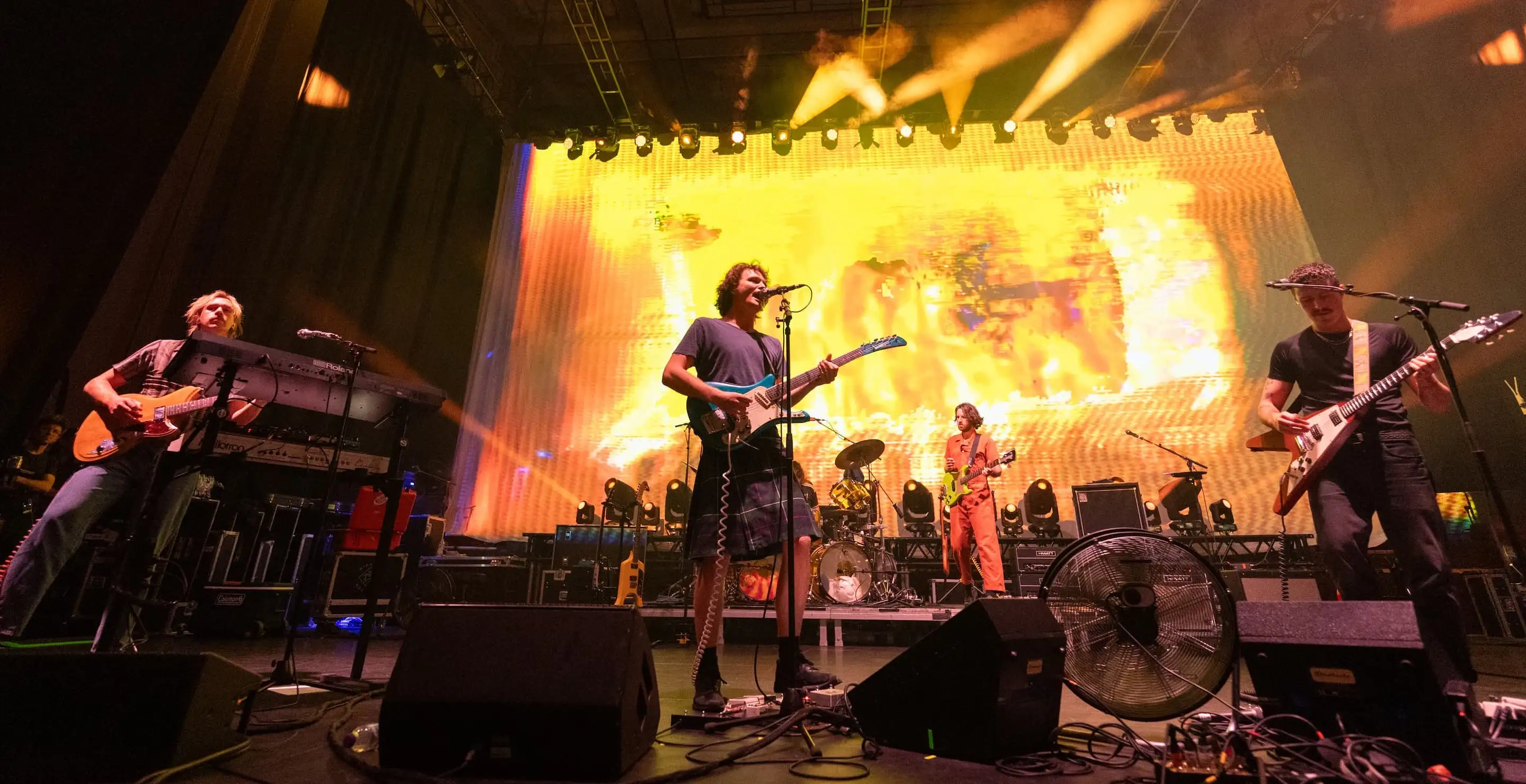 King Gizzard The Lizard Wizard playing live